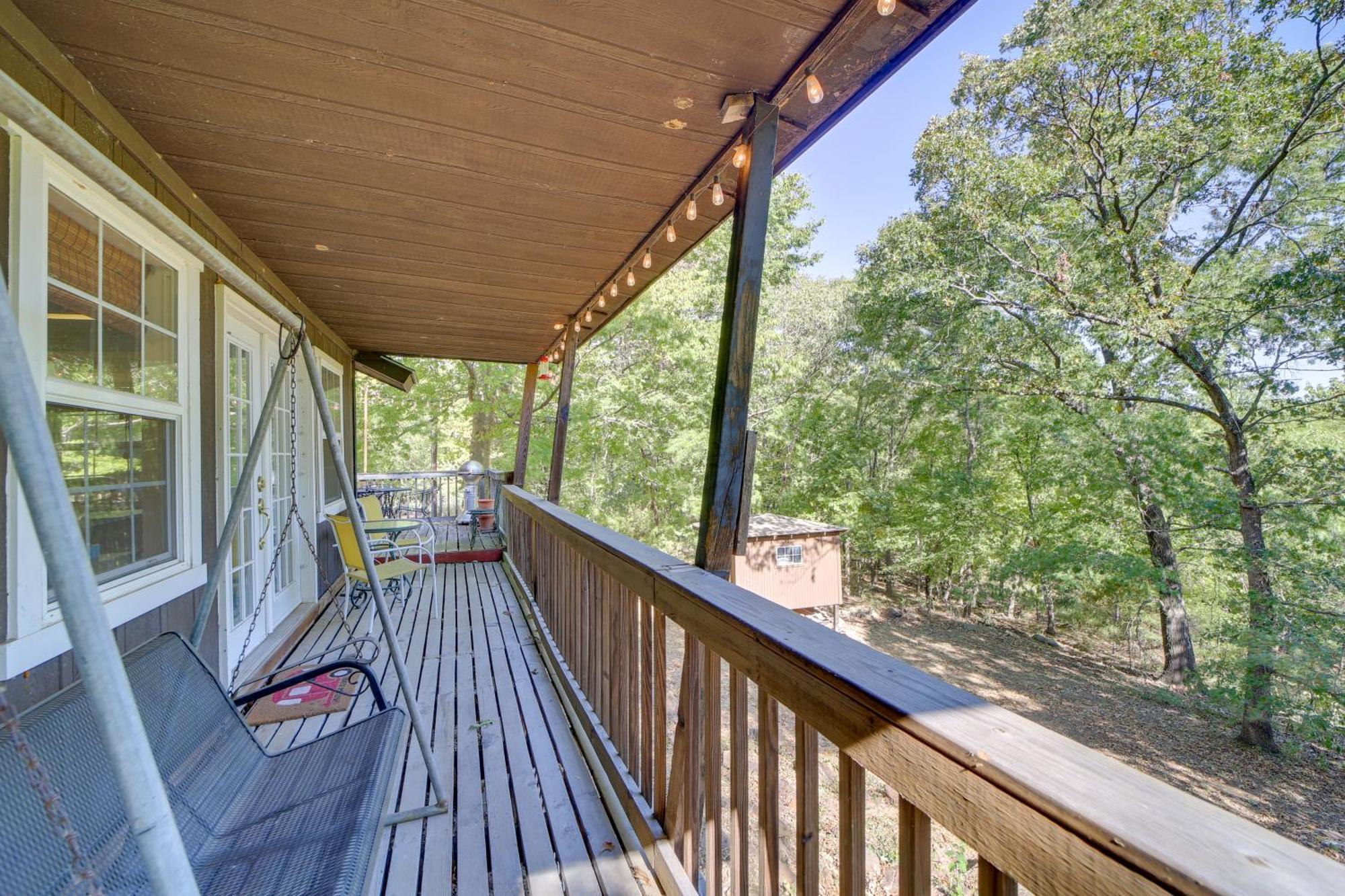 Secluded Vian Retreat Close To Tenkiller Lake 外观 照片